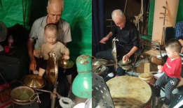 敲鼓视频,视频中的鼓点节奏与情感共鸣